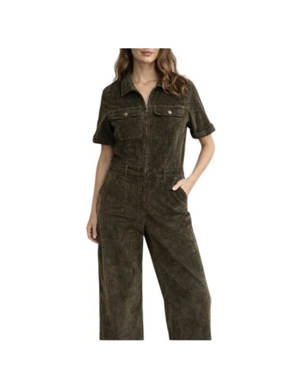 NWT Holiday Short Sleeve Flocked Jumpsuit  Women’s 6 Universal Thread J1786 - Picture 2 of 14